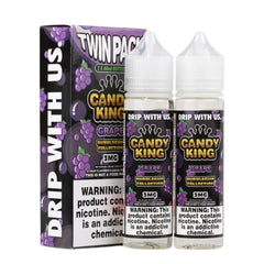 Candy King Twin Pack E-Liquid - Grape 120mL