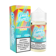 Cloud Nurdz E-Liquid - Iced Stawberry Lemon 100mL
