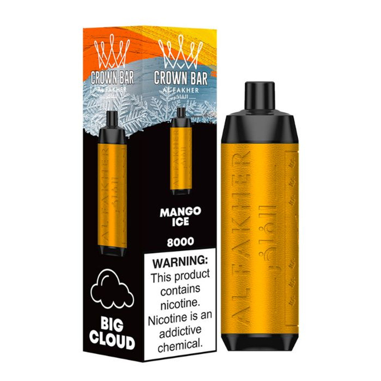 al fakher crown bar likit doldurma Summer Dream Al Fakher Crown Bar PRO 8k Disposable Vape — NicDelivery main image 0