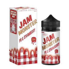 Jam Monster E-Liquid - Pb & Strawberry 100mL