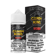Candy King E-Liquid - Sour Worms 100mL