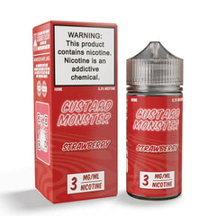 Custard Monster E-Liquid - Strawberry 100mL
