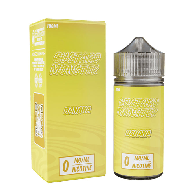 banana custard vape juice Banana Custard 50ml Shortfill